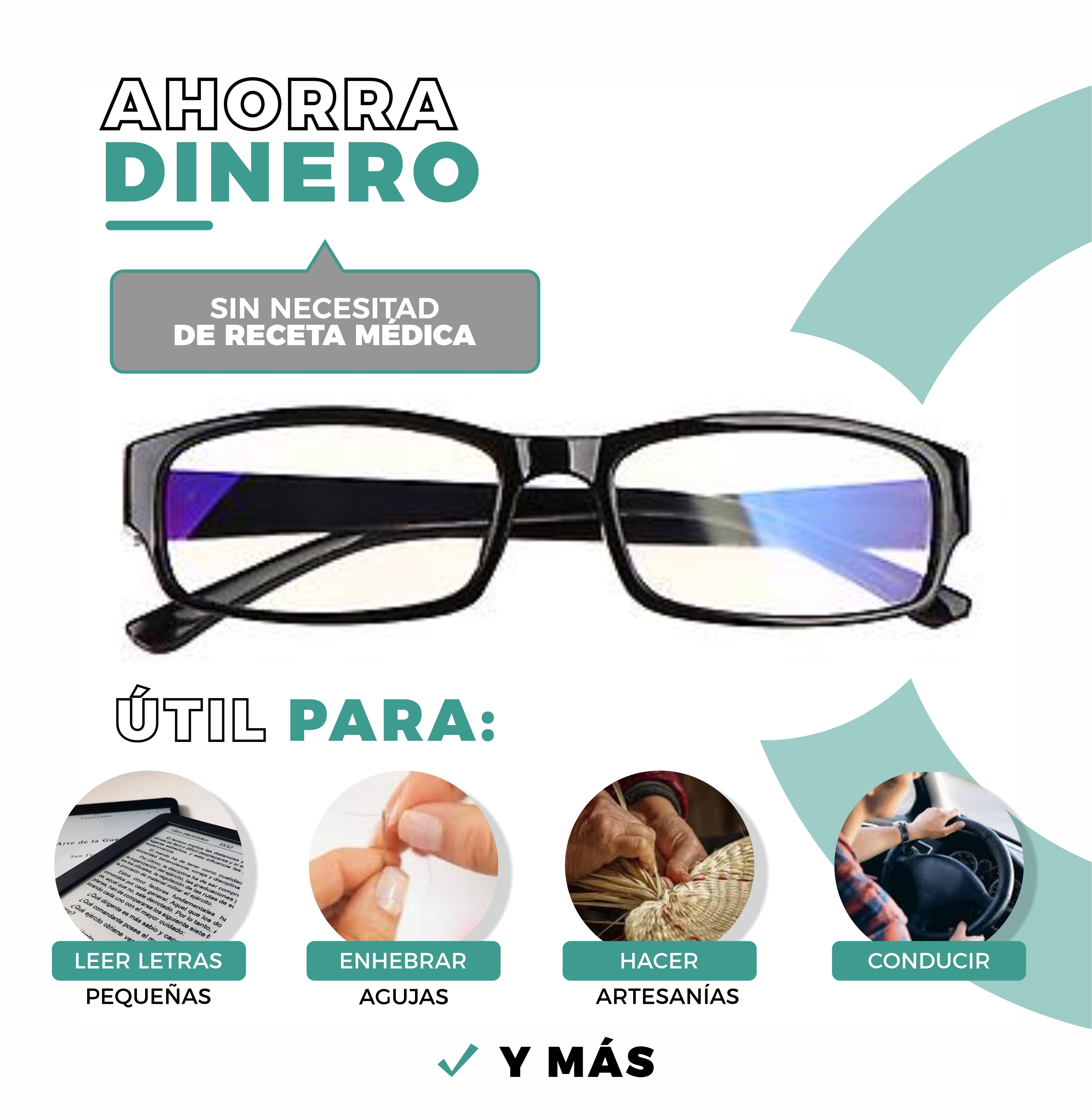 Compra 1 Lleva 3 -  Lentes Inteligentes Autoajustables y Multifocales  - OneVision [PROMOCIÓN DE ANIVERSARIO] 🎁